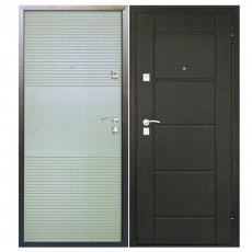 Дверь металлическая Форпост 78 Б 960х2050 правая Медный антик/Дуб белёный