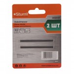 Ножи для рубанка Sturm! 82x1.2x5.5мм, универсальные, 2шт, высокоуглеродистая сталь, блистер