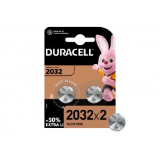 Батарейка литиевая DURACELL CR2032 дисковая 3В упак 2шт