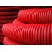 Купить Труба гофрированная 25 красная RU-СТ (внутренний диаметр 19 мм, 50м) в Клинцах в Интернет-магазине Remont Doma