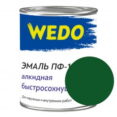 Эмаль ПФ-115 "WEDO" ярко-зеленый 0,8 кг