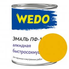 Эмаль ПФ-115 "WEDO" желтый 0,8 кг