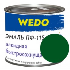 Эмаль ПФ-115 "WEDO" ярко-зеленый 1,8 кг