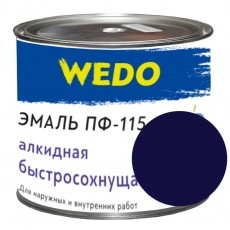 Эмаль ПФ-115 "WEDO" синий 1,8 кг