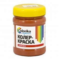Колер-краска "Colorika aqua" красно-коричневая 0,3 кг