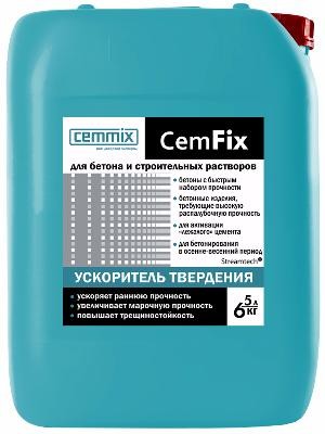 Добавка в бетон и строительные смеси "Ускоритель твердения Cemfix" 5л