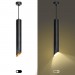 Купить Светильник подвесной (подвес) PL 17 BK MR16/GU10, черный, потолочный, цилиндр в Клинцах в Интернет-магазине Remont Doma
