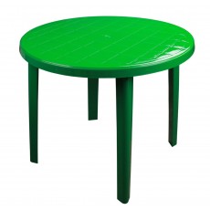 Стол круглый 900х900х750 мм зеленый