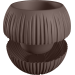 Купить Кашпо "Сфера" 1,7л. Цвет Темно-коричневый в Клинцах в Интернет-магазине Remont Doma