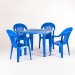 Купить Кресло пластиковое "Фламинго" синее  в Клинцах в Интернет-магазине Remont Doma