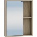 Зеркальный шкаф "Прима 50" дуб светлый Навесная мебель для ванной- Каталог Remont Doma