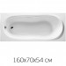 Ванна на раме Bas STYLE 160*70 без фронтальной панели, без сифона — купить в Клинцах: цена за штуку, характеристики, фото