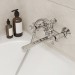 Купить Смеситель для ванны Milardo Duplex DUPSB02M02 (излив 17,3см) в Клинцах в Интернет-магазине Remont Doma