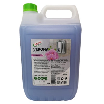 Жидкое мыло 5 л 941514 Verona Орхидея-лотос